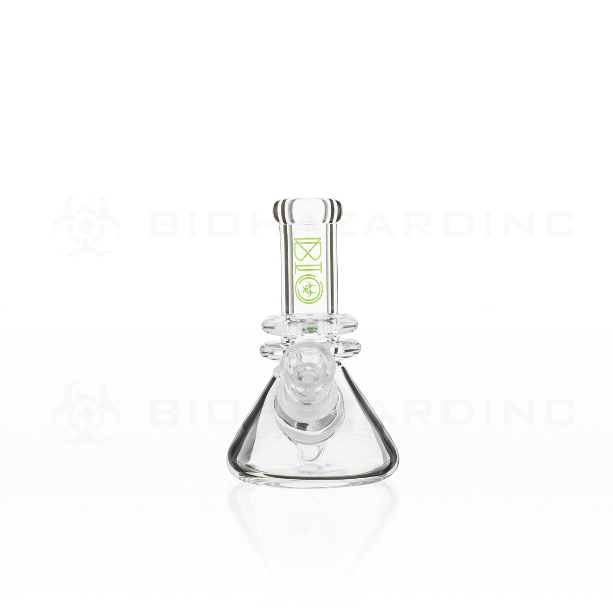 5" BIO HEAVY BEAKER - GREEN LOGO