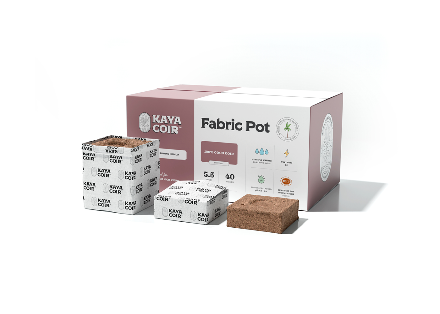 5.5" Grow Pot/Fabric Pot