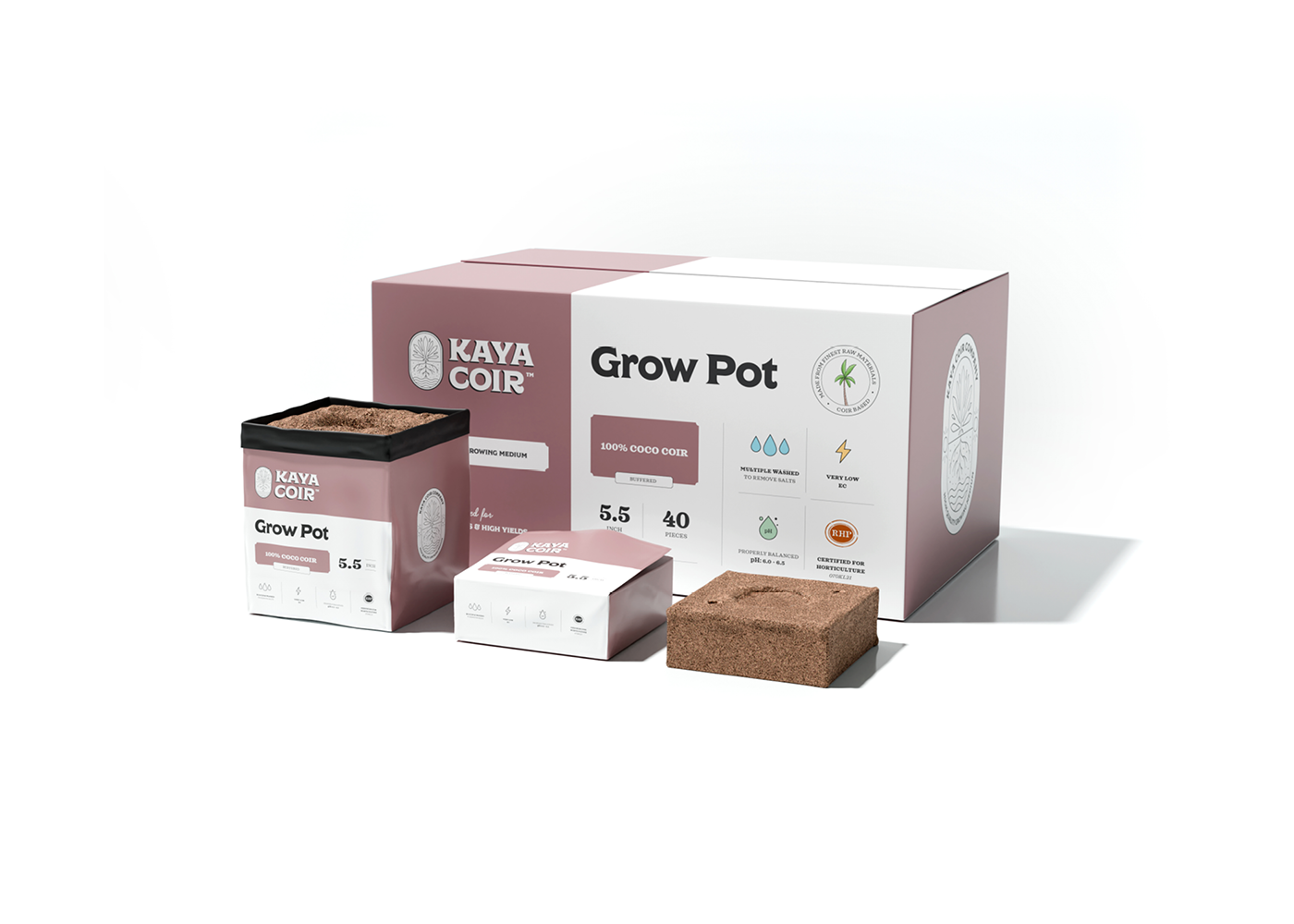 5.5" Grow Pot/Fabric Pot