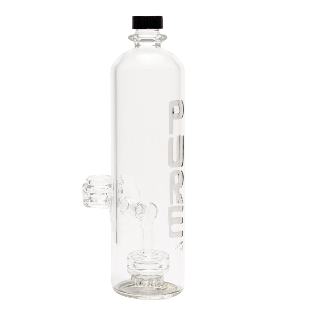 Pure Glass Hydro Guard 9" Clear Bottle Mini Jellyfish